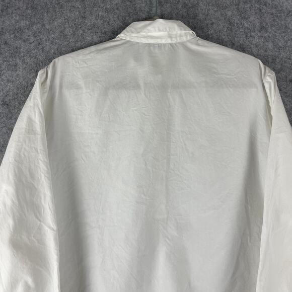 Fuzzi Jean Paul Gaultier Tunic Top Womens 46 White Popover Quiet Luxury Minimal - Picture 9 of 10